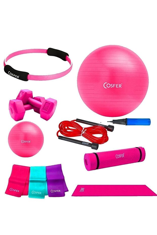 8 Li Pilates Seti Pilates Minderi - 1