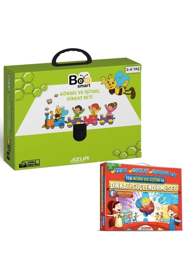 Bee Smart Görsel Ve Işitsel Dikkati Güçlendirme Seti 5-6 Yaş & Adeda Dikkati Güçlendirme Seti 5 Yaş - 1
