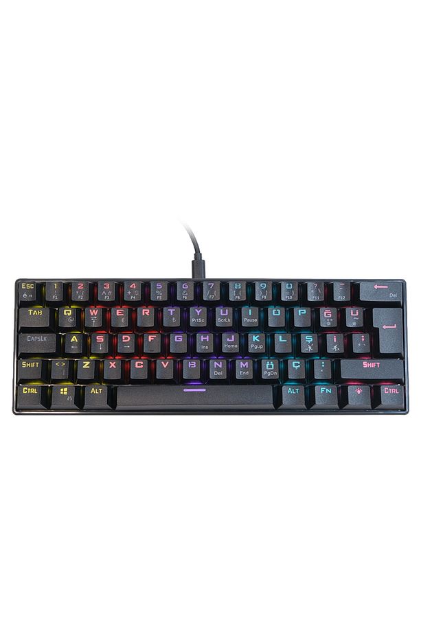 Summoner Mini Rgb Blue Switch Türkçe Kablolu Gaming Klavye - 1