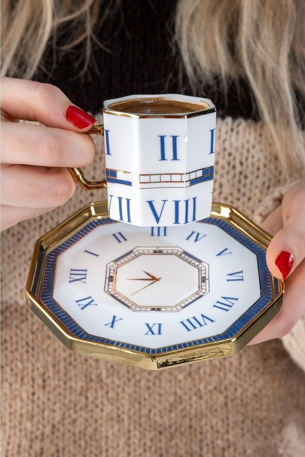 Timeless Coffee Cup Set for 6 People - 90 Ml