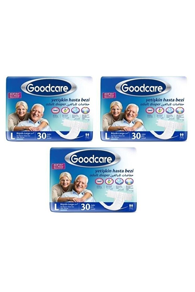 -Joly Waistband Patient Diapers 90 Pieces Large Large