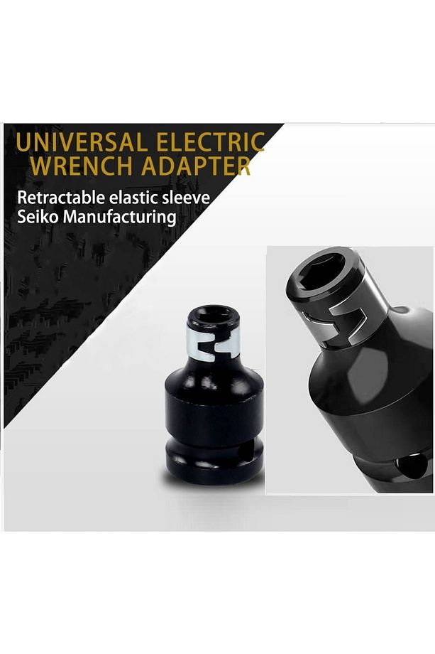 1/2 Matkap Chuck Mandrenli Adaptör Somun Sökme Makinesini Hex Bits Uç Dönüştürme Aparatı - 3