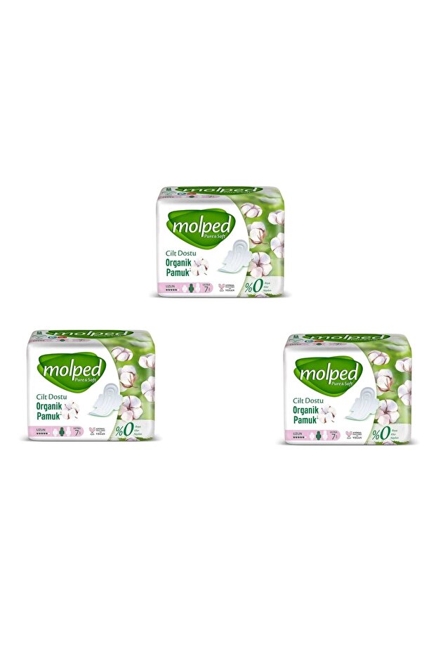 Pure & Soft Long 7-Piece Sanitary Pad 7x3 Pieces - 2