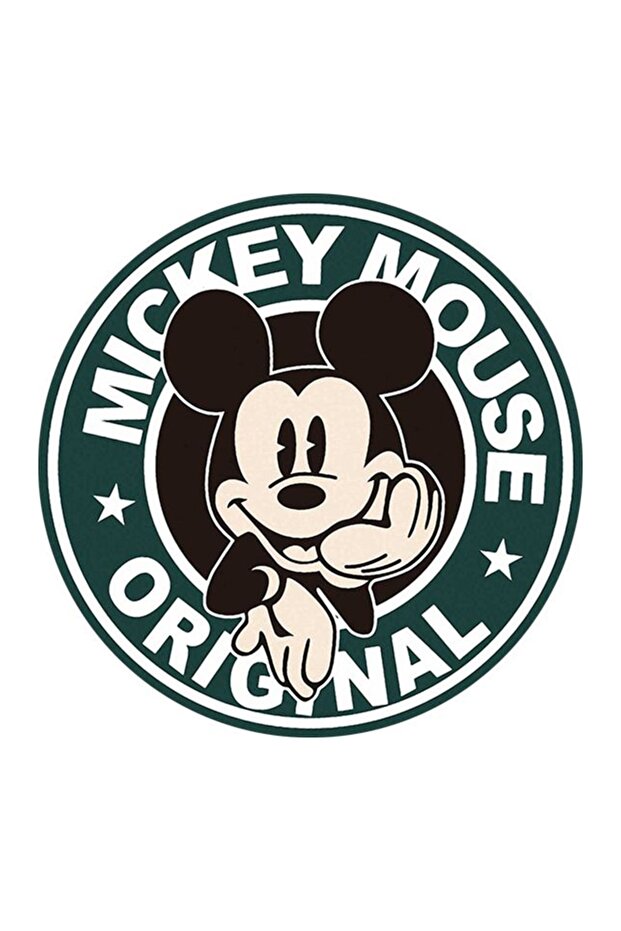 Mickey Mouse Motorcycle, Laptop, Helmet, Car Sticker 12X12 cm