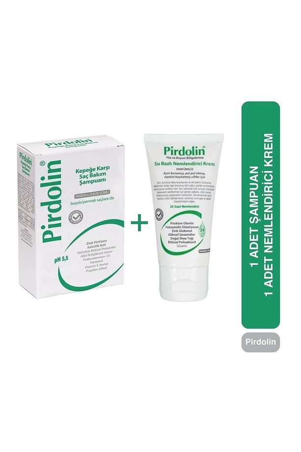 Pirdolin Şampuan 300 ml + Pirdolin Nemlendirici Krem 50 ml - 1