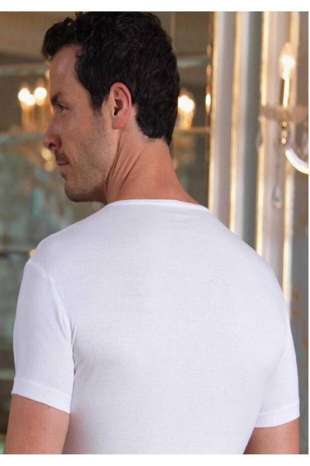 White Short Sleeve Lycra Single Jersey Athlete M New Season (6 Pieces Economic Package)