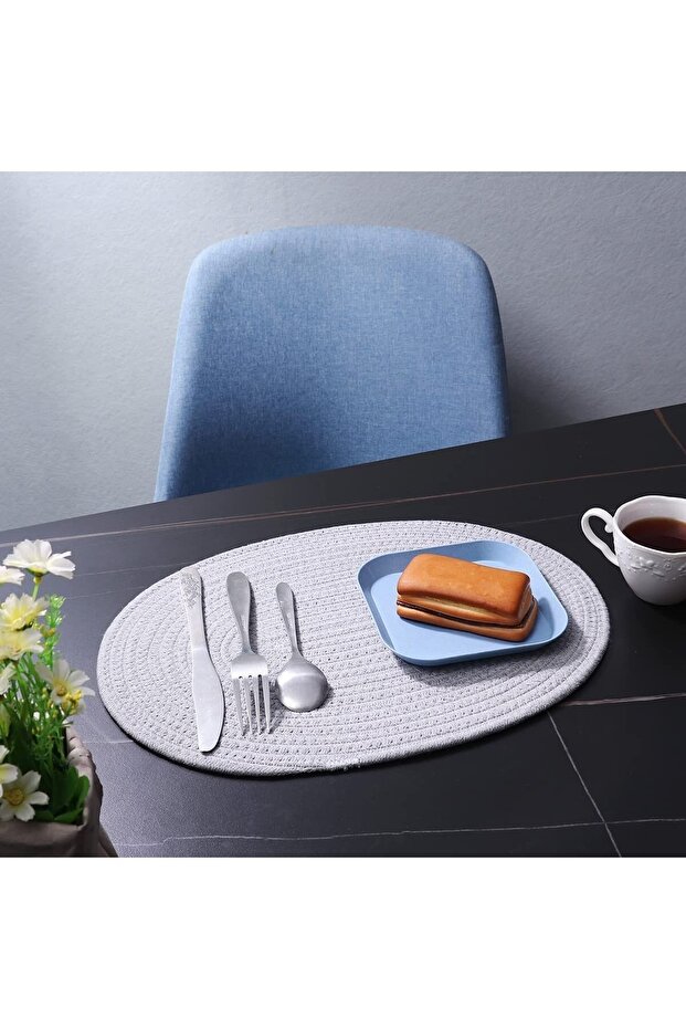 Ruby 8 Piece Oval Tableware and Coasters Set - 3