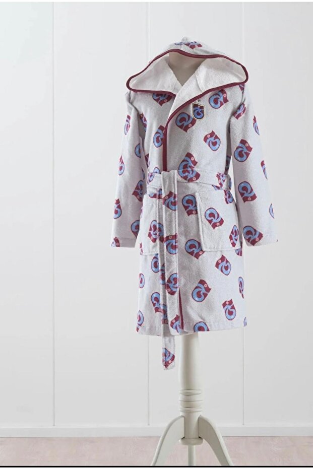 Licensed Trabzonspor 1967 Year Old Children's Printed Bathrobe