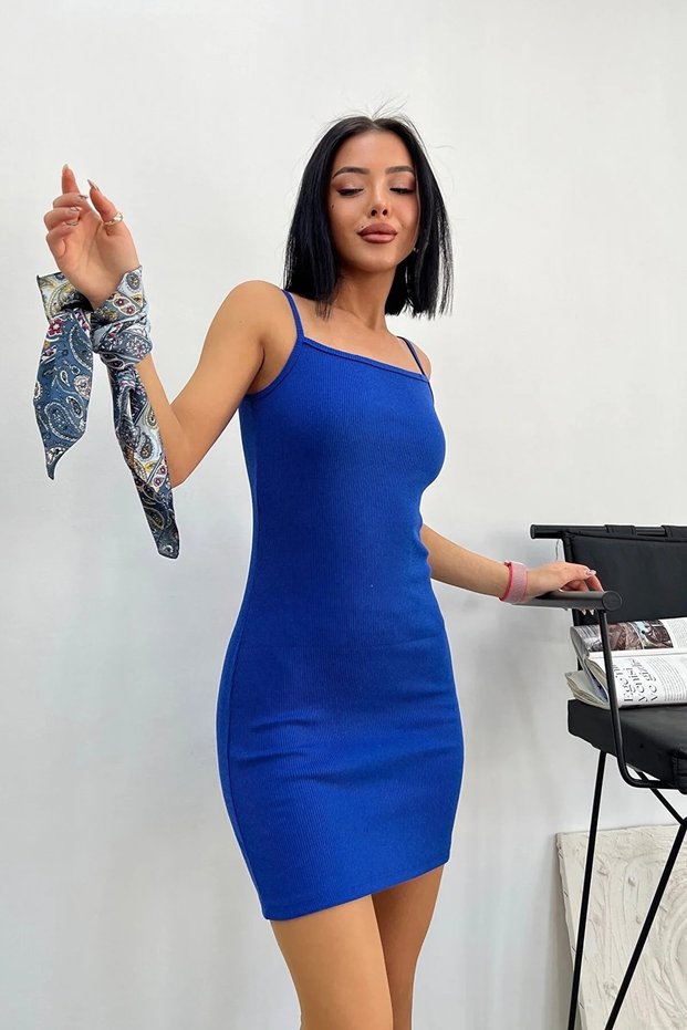 Casual Camisole Strap Dress with Rope Straps