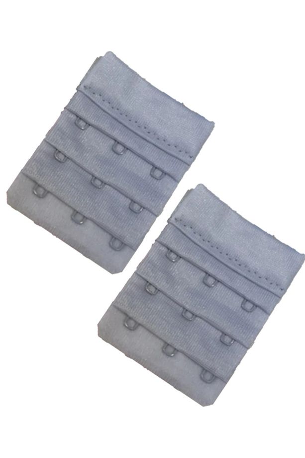 2 Adet 3 Kancalı Agraf (Kanca,Sütyen Uzatıcı,Kopça,Ek) - 1