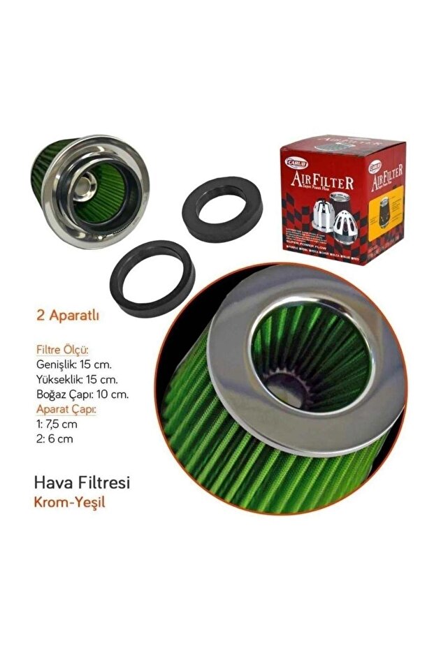 Performance Air Filter Green 75mm - 1