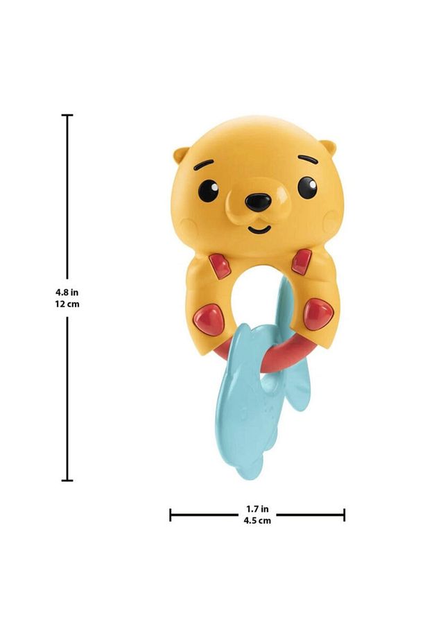 Eğlenceli Dostlar Dişlik ve Çıngıraklar Teething Time Otter HKD69 - 2