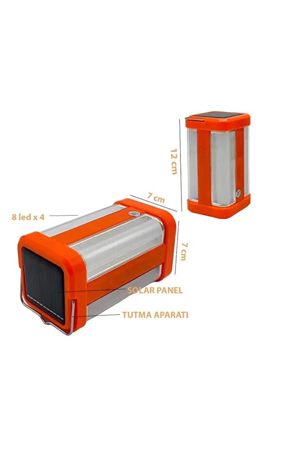 2 Fonksiyonlu Solarlı Ve Şarjlı 32 Smd Ledli Işıldak - 3