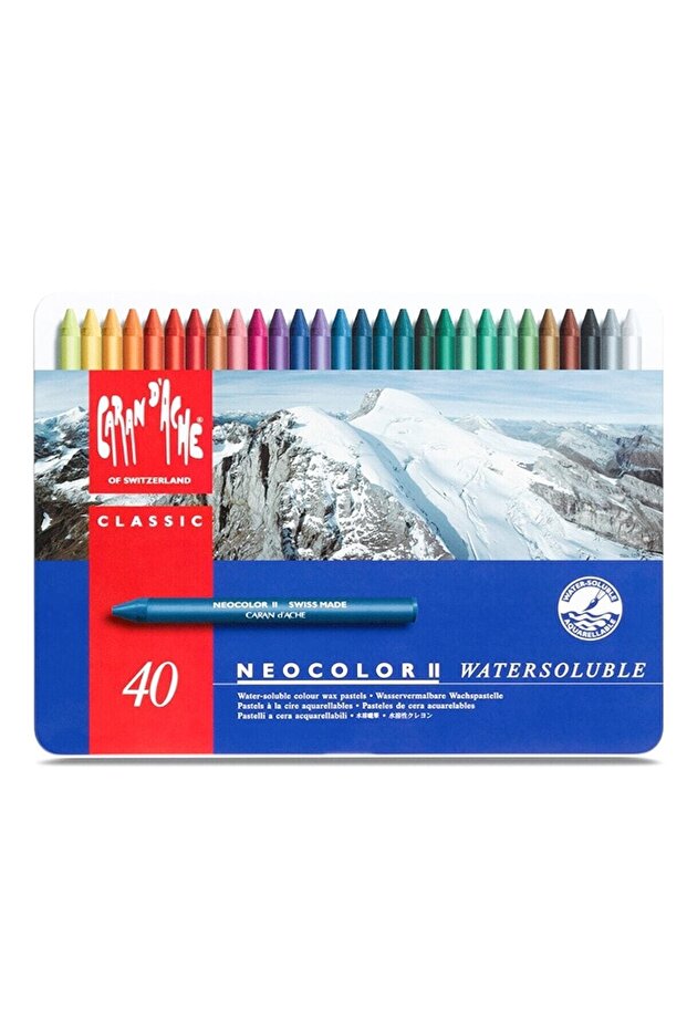 40 Neocolor Metal Box Pastel Paint 7500-340