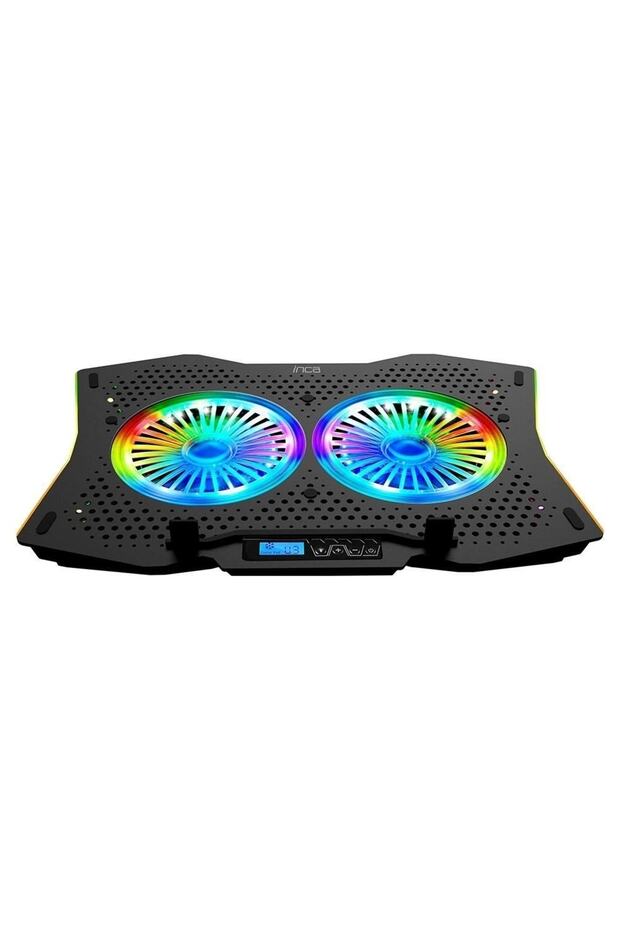 Gms Arrax Iı 2x Rgb Fan Lcd Kontrol Panel 7 Gaming Notebook Soğutucu - 1