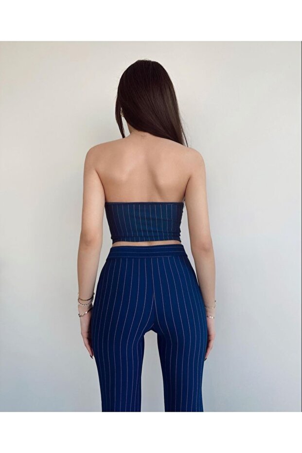 Striped Trouser Set - 3