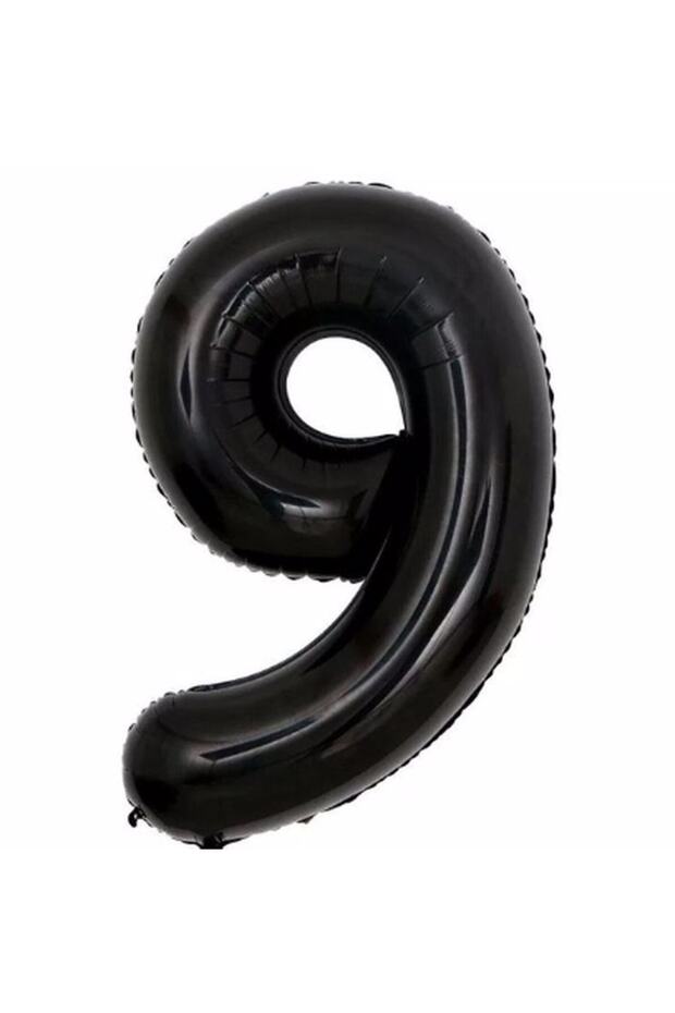 Number Foil Balloon Black Number Balloon Black 9 Years Balloon 76 Cm Number Balloon Flying Balloon Helium Balloon