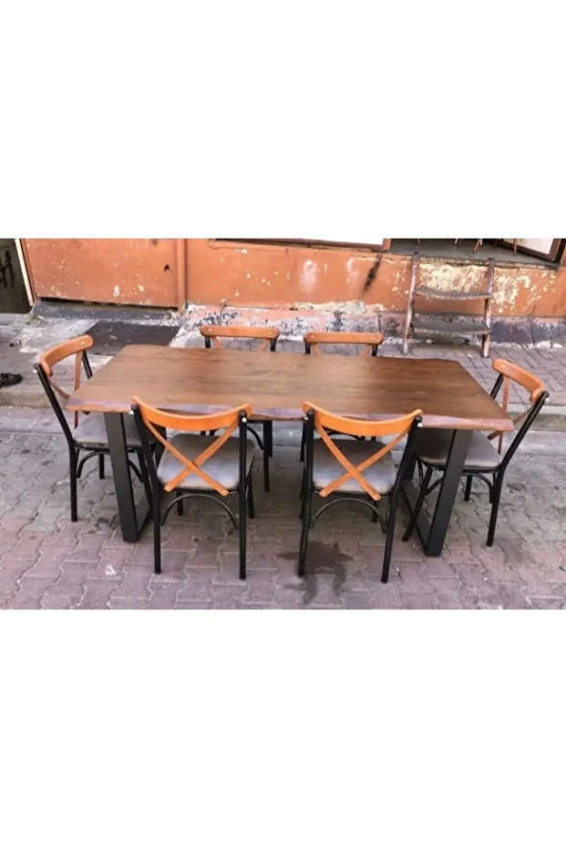 Ladin Ahşap Kütük Masa - 1