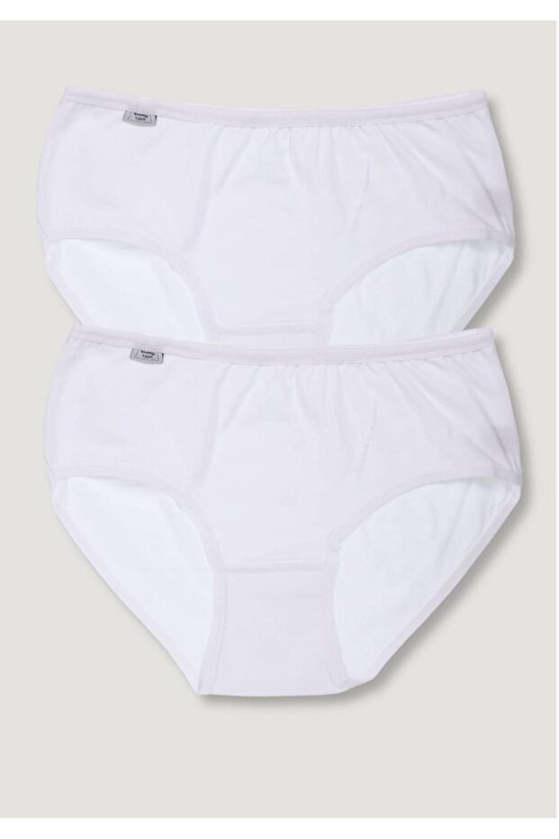 Women's White 2 Pack Lycra Bato Panties Elf568tccm2 New Season