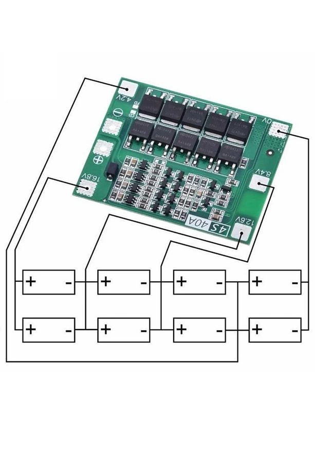 4S 40A BMS devresi - 6