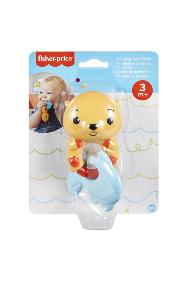 Eğlenceli Dostlar Dişlik ve Çıngıraklar Teething Time Otter HKD69 - 3