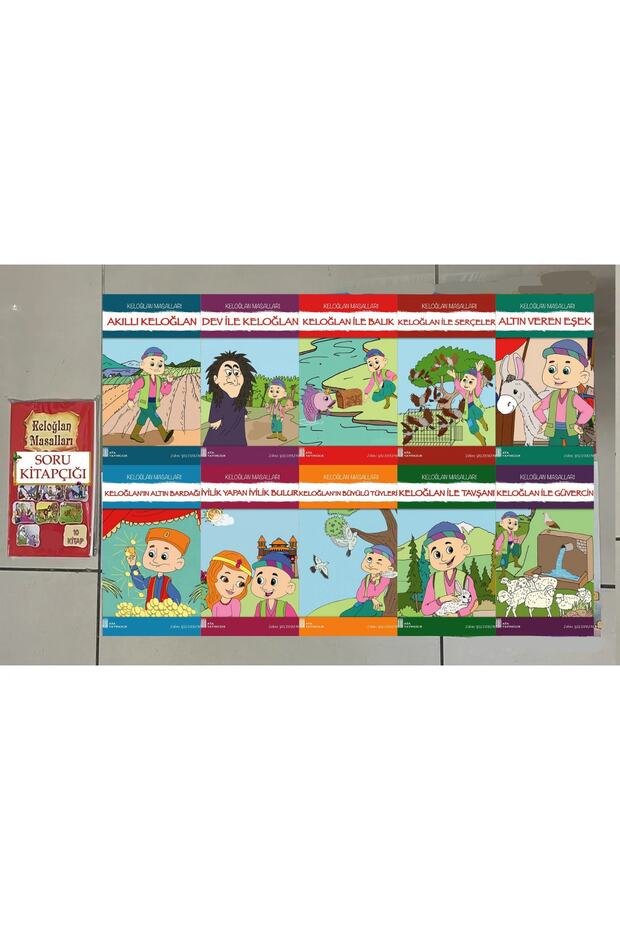 1. Classroom Story Reading Book Keloğlan Masalları 10 Book Set
