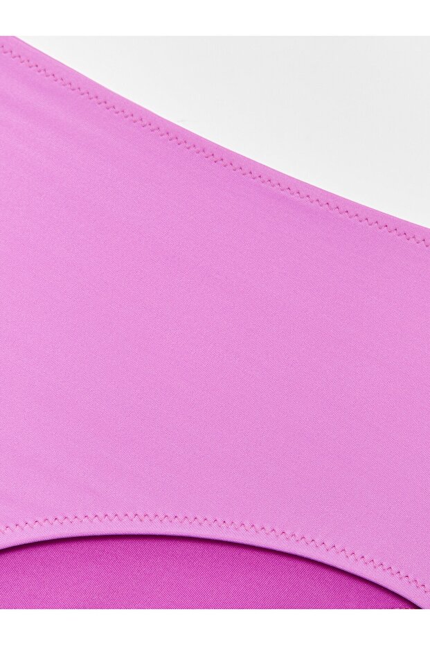 High Waist Plain Women's Bikini Bottom