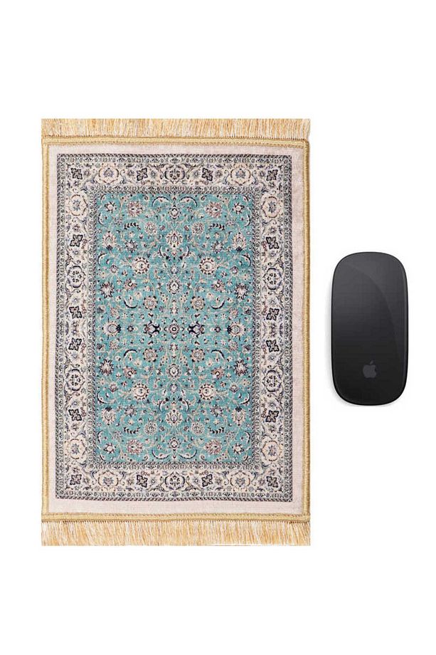 Mint Dekoratif Küçük Halı Mousepad - 1
