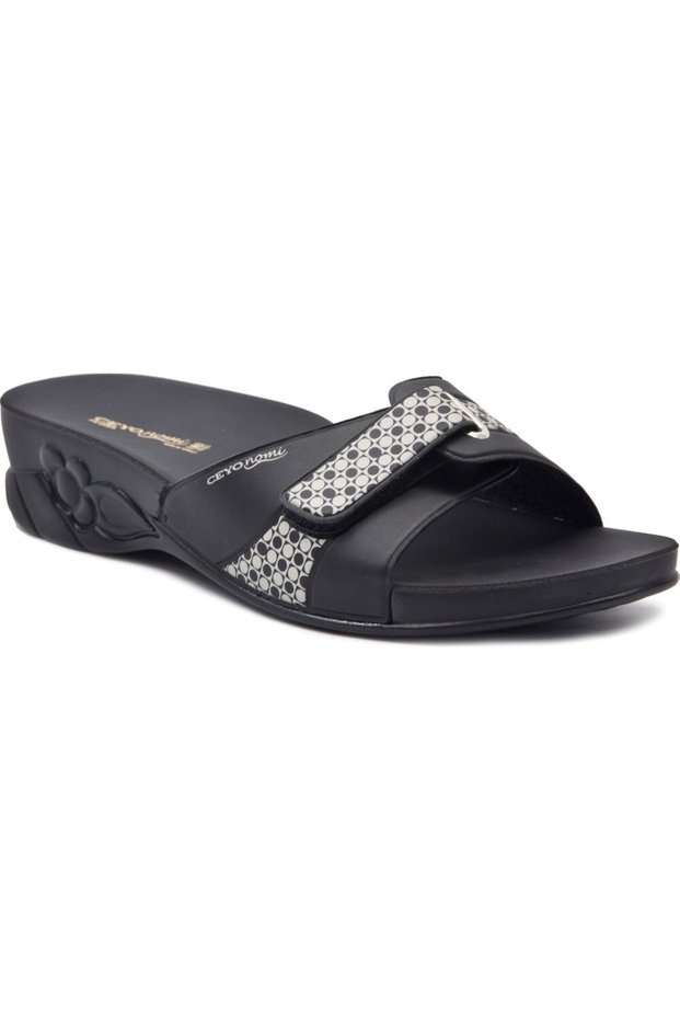 Ceyo 2014 flora single velcro black slipper ceyo