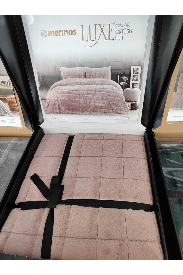 Luxe Çift Kişilik Yatak Örtüsü - 1