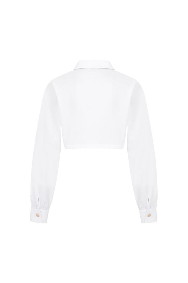Moca Crop Gömlek - 2
