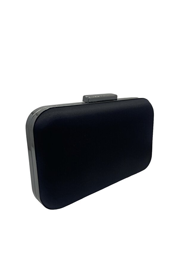 Black Satin Women's Evening Dress Bag