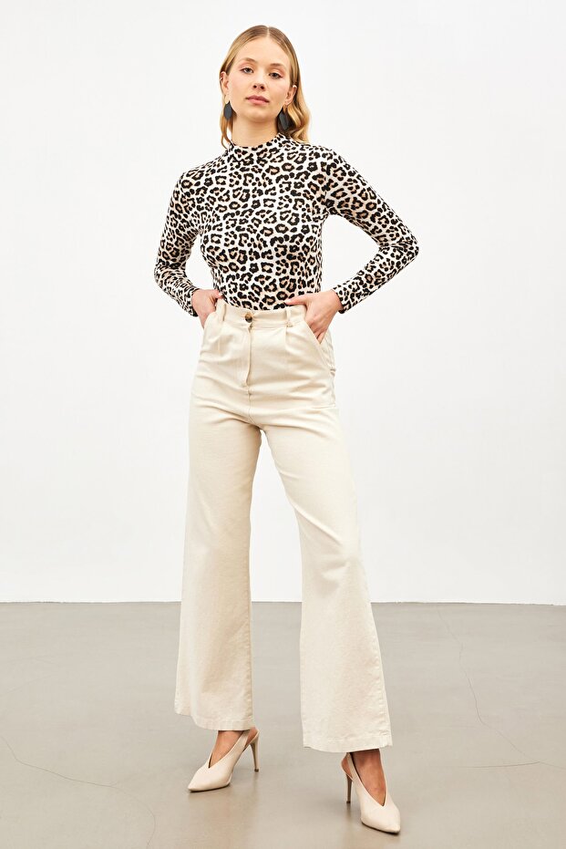 Body de damă cu model leopard - 4