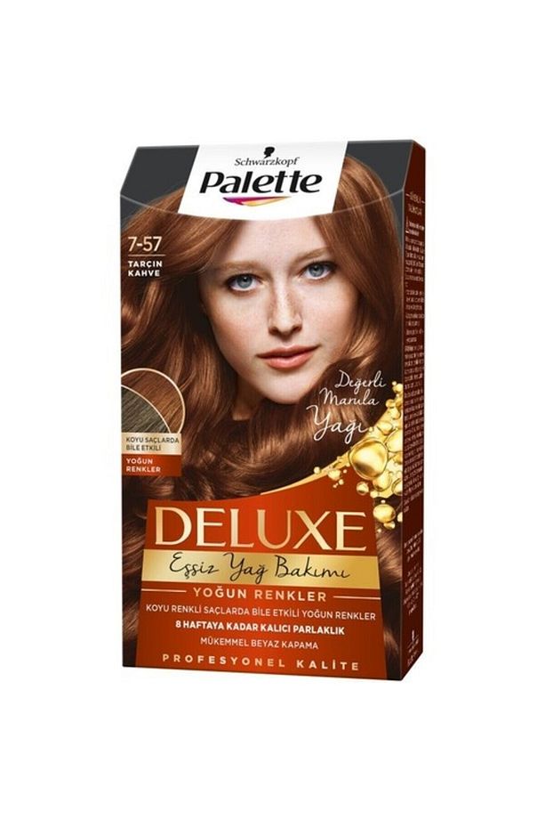 Schwarzkopf Palette Deluxe Yoğun Renkler 7-57 Tarçin Kahve Saç Boyası - 2