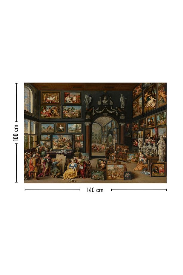 Apelles Campaspe'yi Resmediyor Van Haecht Tablosu Duvar Örtüsü Halısı - 3