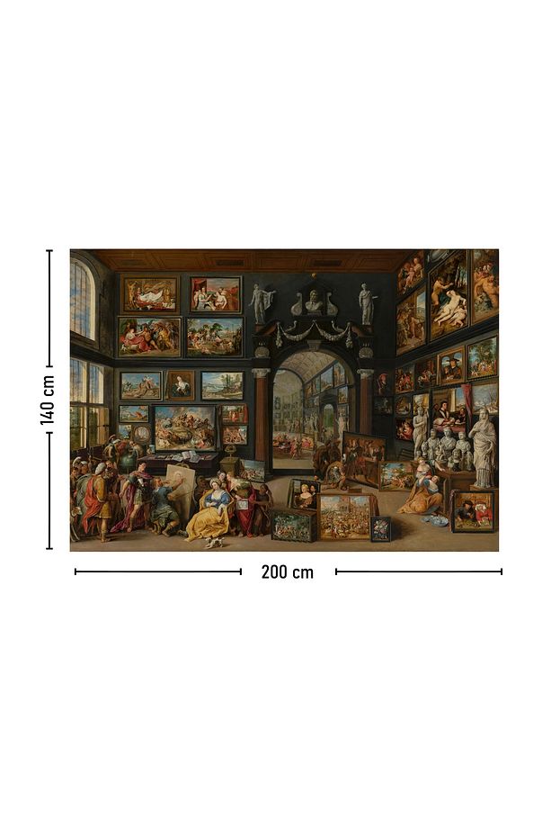 Apelles Campaspe'yi Resmediyor Van Haecht Tablosu Duvar Örtüsü Halısı - 2