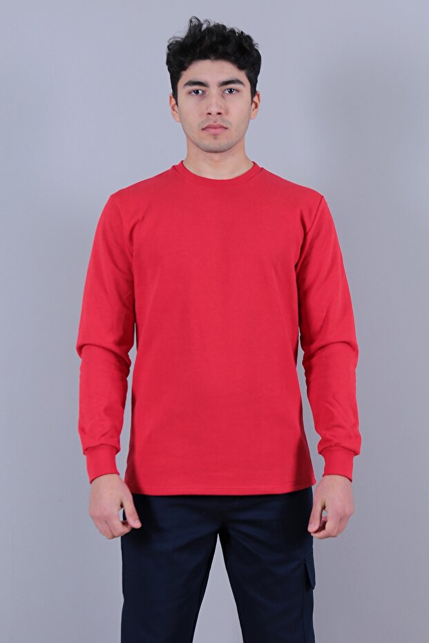 Crew Neck Sweatshirt - Relaxed Fit