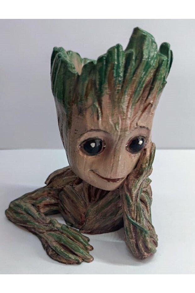 Baby Groot Saksı - 3d Baskı - 4