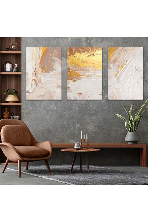 Abstract Pattern 3 Piece Mdf Table Set