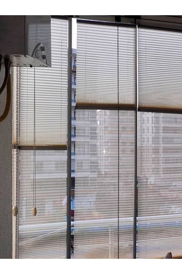Çiftli Sistem Cam Balkon Perdesi - Plise Perde - Pliseli Perde- Plicell Perde - 2
