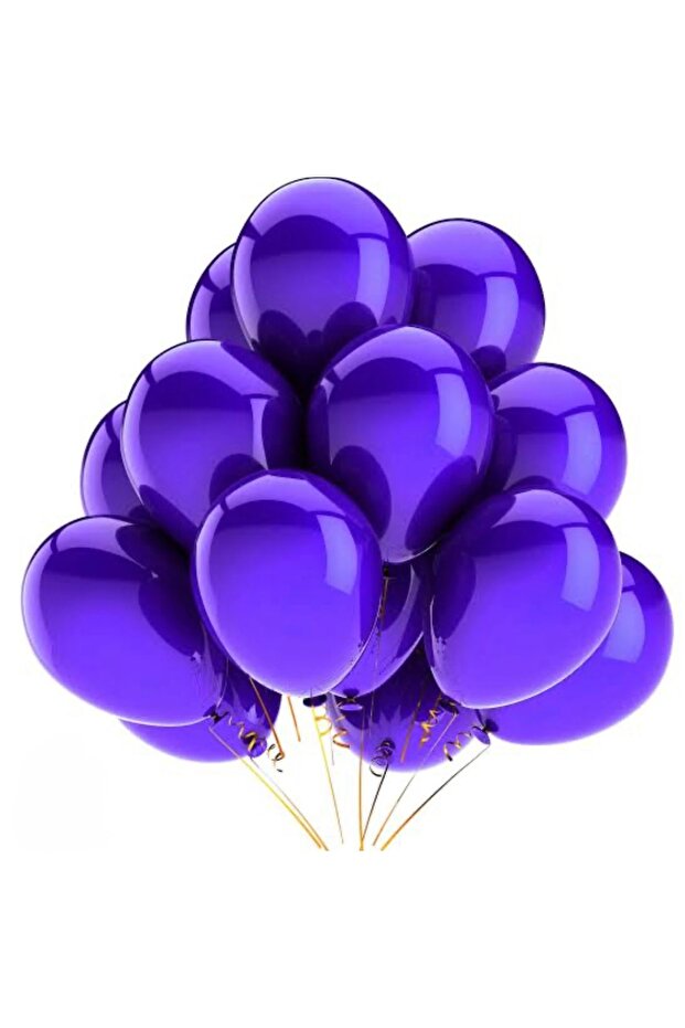 20 Purple Metallic Balloons
