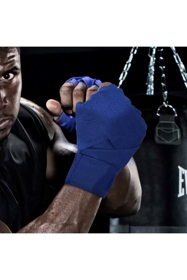 CKSpor Boks ve Kickbox El Bandajı 3,5 Metre X 2 Adet Çift Boks Bandajı Sargı Bandaj - 3