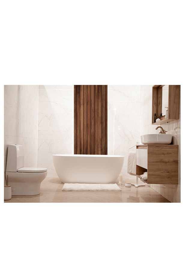 Banyo Mutfak Koyu Ceviz Ahşap Görünümlü Kendinden Yapışkanlı Folyo - 1