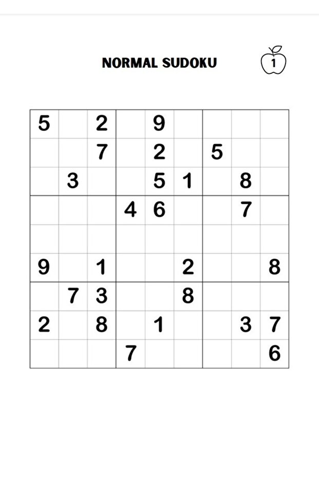 Sudoku Tam Sayfa Kolay-normal-zor (300 Süper Sudoku Kalem Hediyeli) - 4