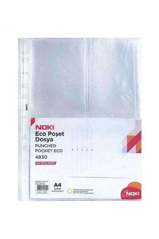 Eco Şeffaf Poşet Dosya 100 Adet - 1