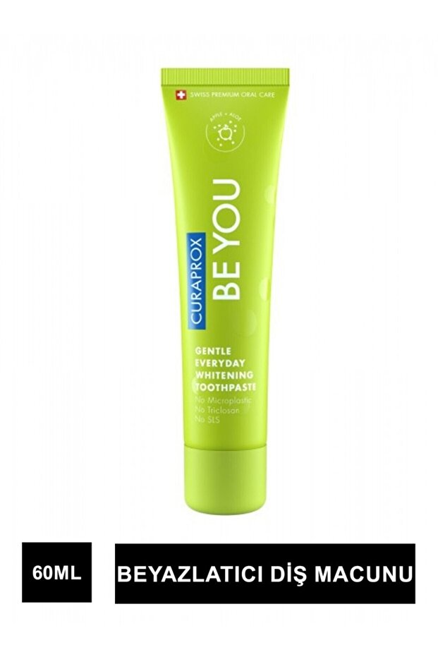 Be You Apple + Aloe Vera Toothpaste, 60ml, Green