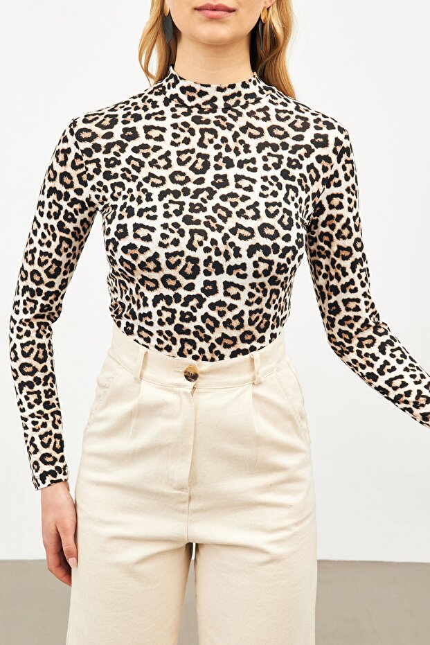 Body de damă cu model leopard - 1