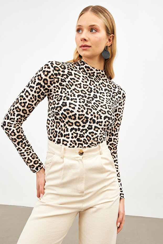 Body de damă cu model leopard - 3