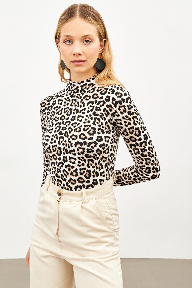 Body de damă cu model leopard - 5