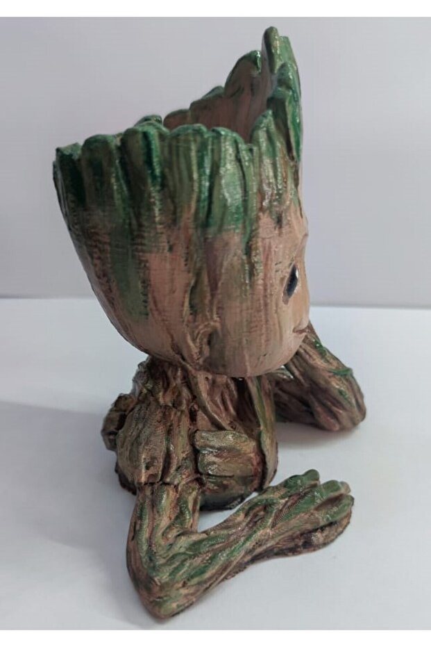 Baby Groot Saksı - 3d Baskı - 2